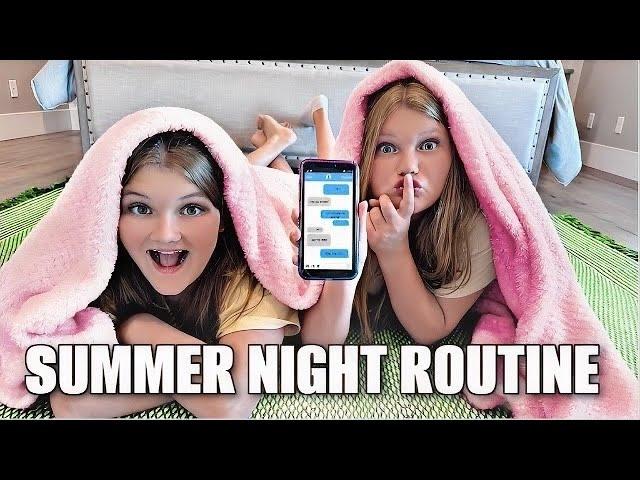 SUMMER NiGHTTiME ROUTiNE with 6 KiDS!