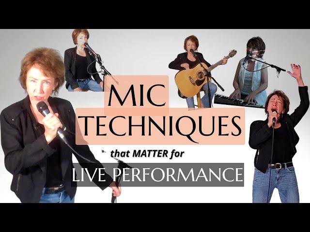 Mic Techniques For Singing Live (Any Situation)