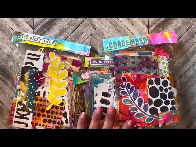 COLLAGE PAINTY PAPER PACKS! Painted Papers | Mixed Media Papers |