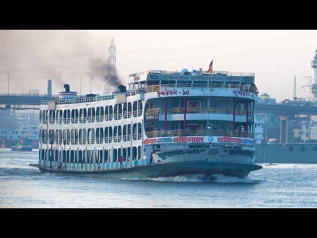 Luxurious SUNDARBAN-10 Launch | Biggest Dhaka To Barisal Iconic Passenger Ship With VIP Duplex Cabin