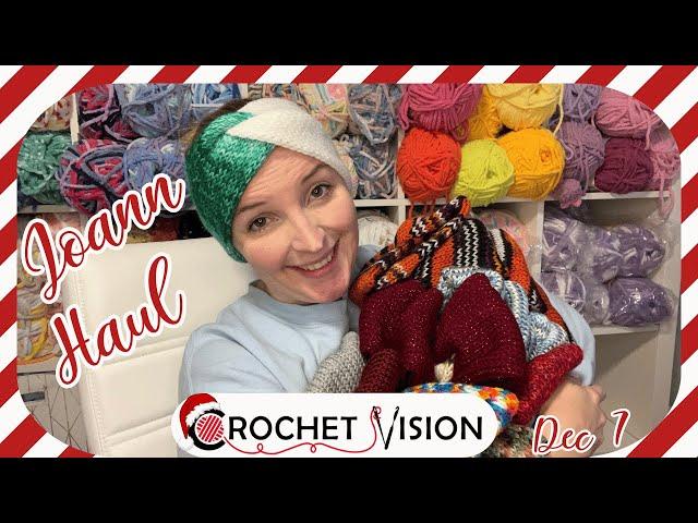 Joann Trip, Haul and Sewing a Million Ear Warmers? | Crochet Vision Vlogmas  Day 7