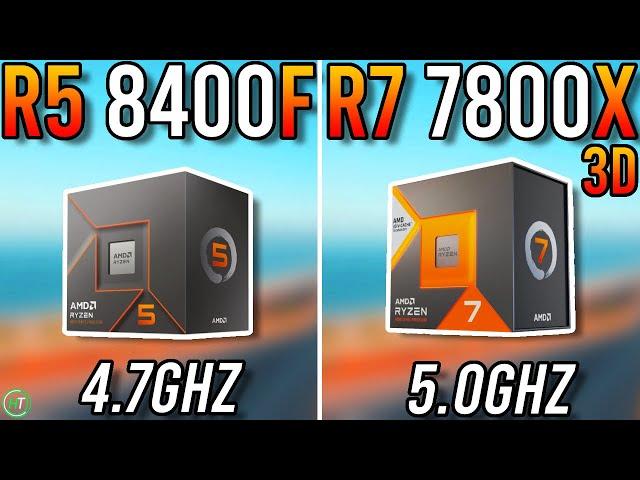 Ryzen 5 8400F vs Ryzen 7 7800X3D - Huge Difference?