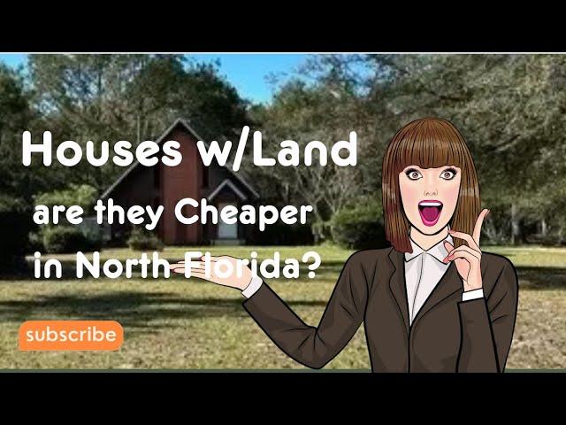 $75k Houses w/Land are here in North Florida