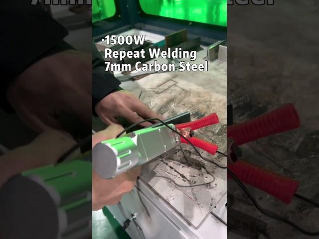 1500W Laser Welding Machine Weld 7mm Carbon Steel