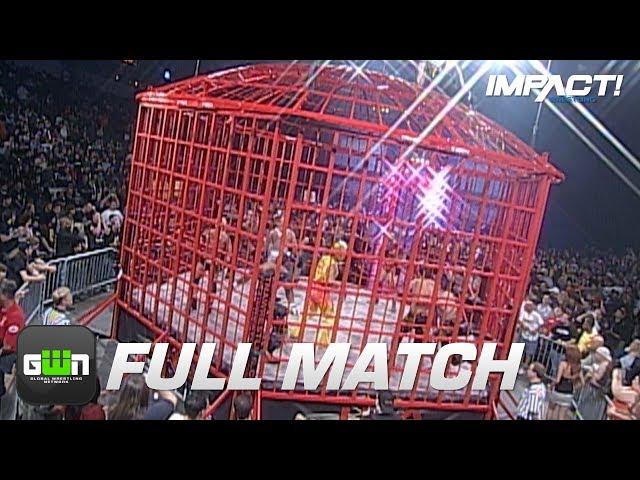 10-Man X-Division Steel Asylum Cage Match (TNA Bound For Glory 2008) | IMPACT Wrestling Full Matches