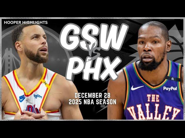 Golden State Warriors vs Phoenix Suns Full Game Highlights | Dec 28 | 2025 NBA Season