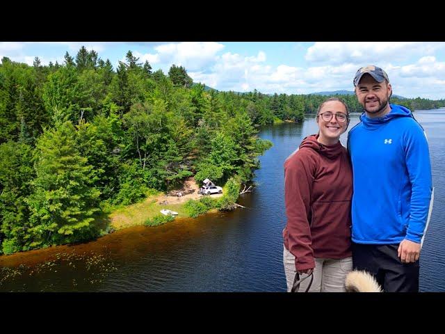 AWESOME Adirondack Lakefront Campsite | 4Runner Car Camping