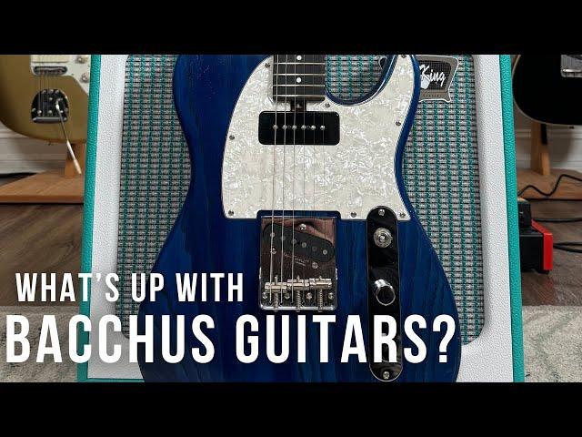 A brief history and guide to modern Bacchus Guitars!