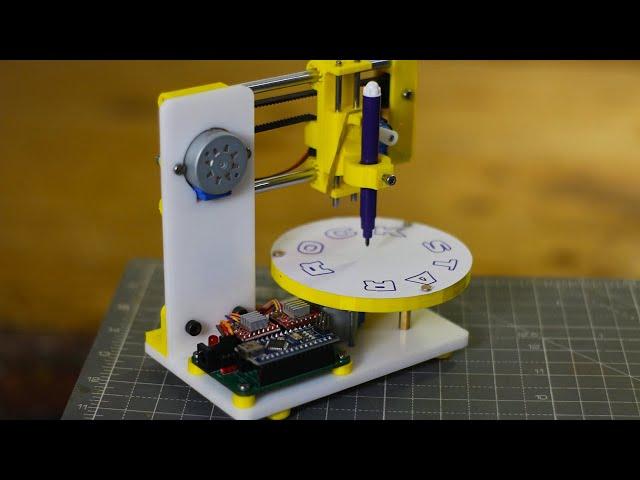 DIY Arduino based Polar CNC plotter