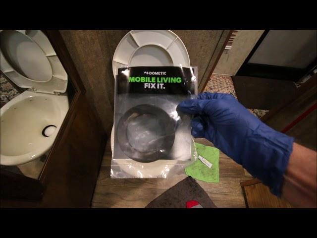 RV Toilet Ball Valve Seal Replacement