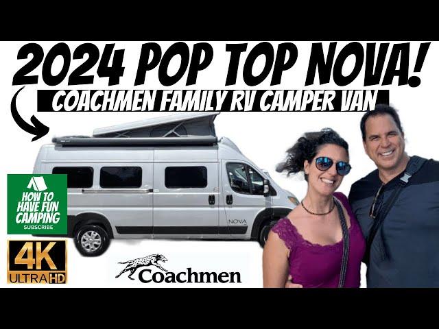 2024 Coachmen Nova Class B RV Camper Van with Pop Top