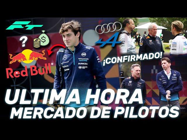 ¡¡ULTIMA HORA MERCADO de PILOTOS!! RED BULL CONFIRMA la LOCA OFERTA por COLAPINTO y NO los UNICOS...