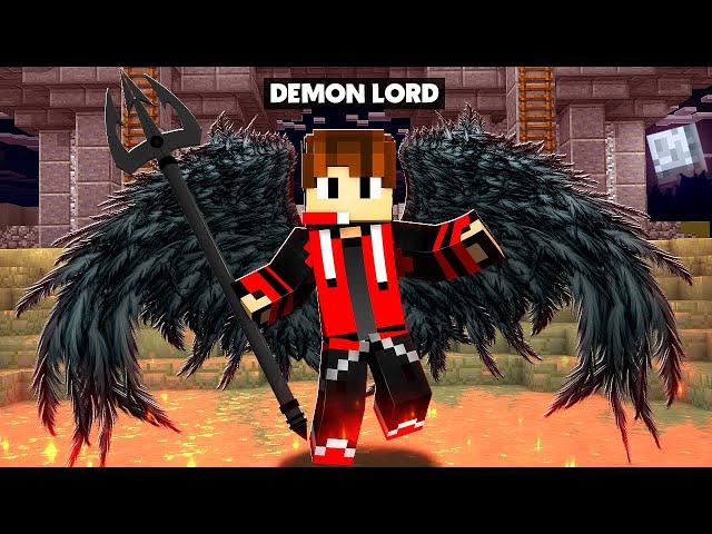 I Became A DEMON LORD In Minecraft !!!