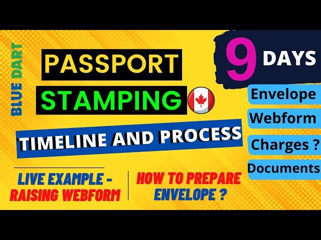 Passport Stamping: My Timeline and Process for Canada Visa (2024)