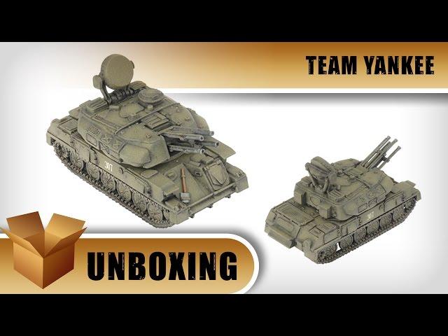 Team Yankee Unboxing:  ZSU-23-4 Shilka AA Platoon