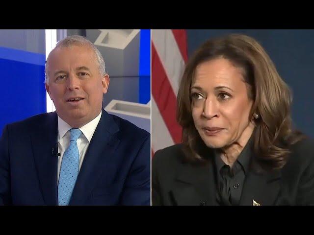 'Over-rehearsed': Sky News host reacts to trainwreck Kamala Harris interview