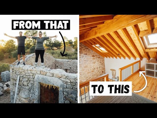 Couple Buy ABANDONED Barn and RENOVATE it into Stunning TINY HOUSE | Start to Finish Timelapse