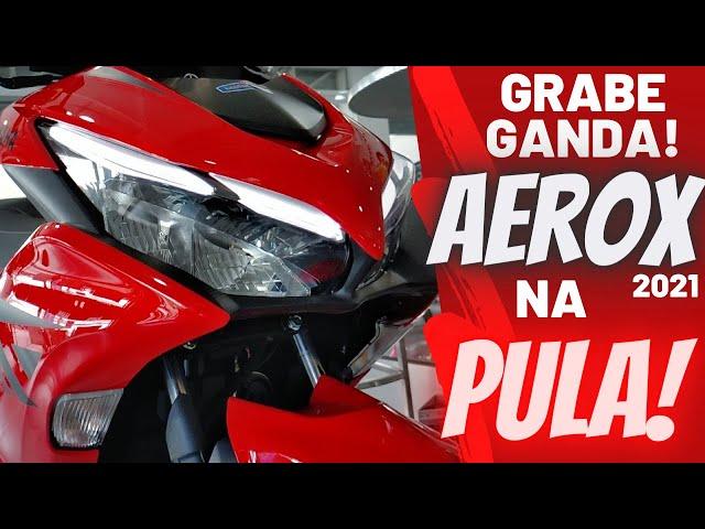 GRABE ANG GANDA NG AEROX V2 2021 NA PULA! | ACTUAL UNIT WALKTHRU