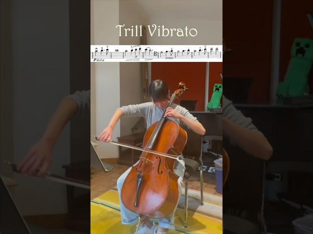 To trill vibrato or not to trill vibrato? #cello #cellist #classicalmusician