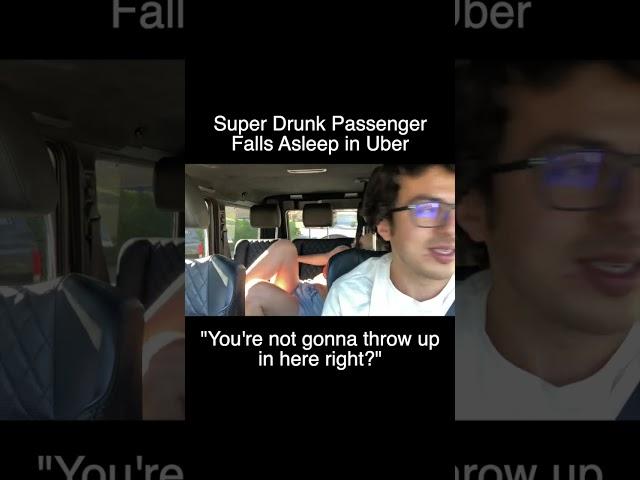 Uber Driver Picks Up Drunk Passenger