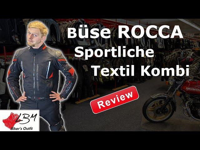 Büse Rocca Review - Sportliche Textil Kombi mit wasserdichter Membrane