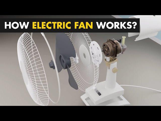 How Electric Fan Works? | Working Mechanism Of Electric Fan