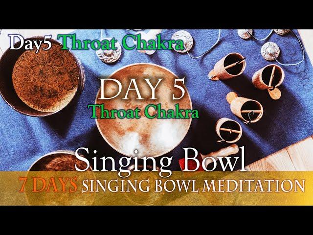 【DAY5/Singing Bowl for Heart Chakra】 boost love energy/ help sleep / 睡眠補助音楽 /冥想淨化心輪最強淨化空間music