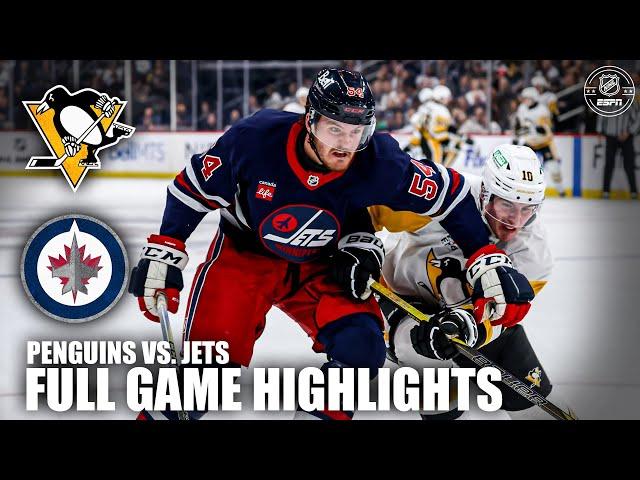 Pittsburgh Penguins vs. Winnipeg Jets | Full Game Highlights | ESPN NHL