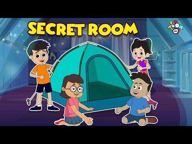 Gattu with friends build Secret Rooms | Animated Stories | Cartoon | Moral Stories | PunToon Kids