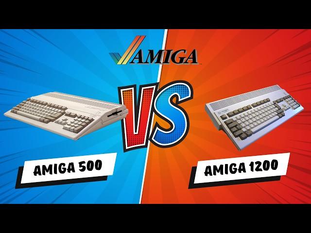 What are the differences between an Amiga 500 and Amiga 1200?