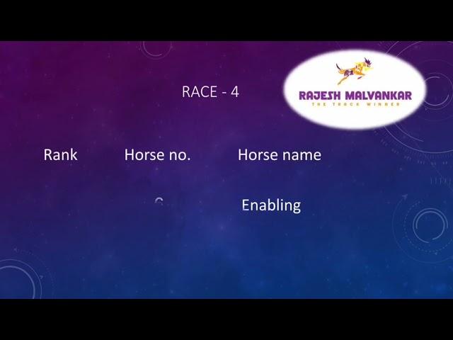 Hyderabad Race Selection Date 01/08/2023
