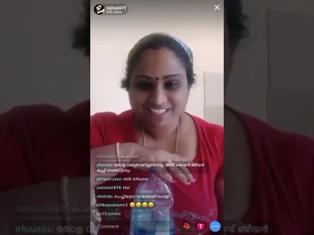 Talk Mallu Aunty insta live