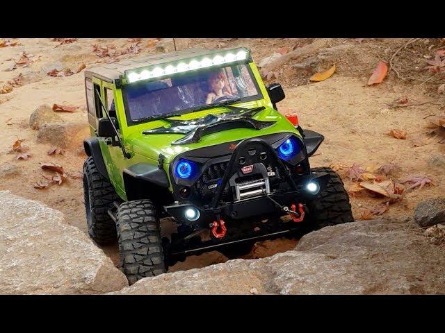 Rubicon on the rocky trails ( car from Rc Play Ground )