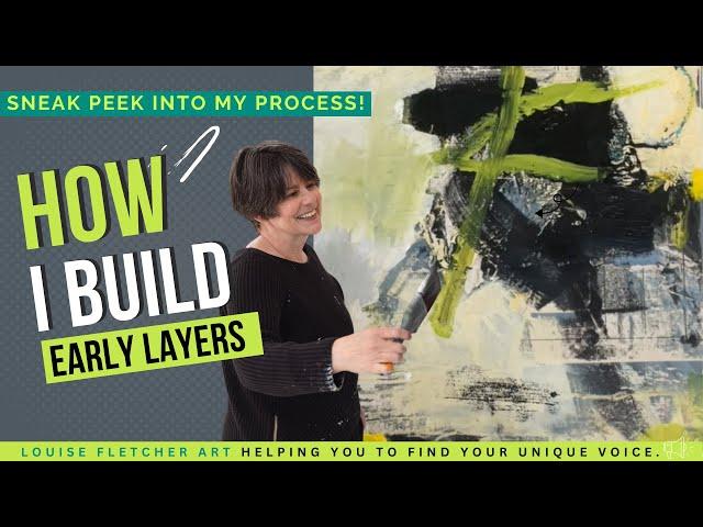 Sneak Peak into my process: How I build early layers