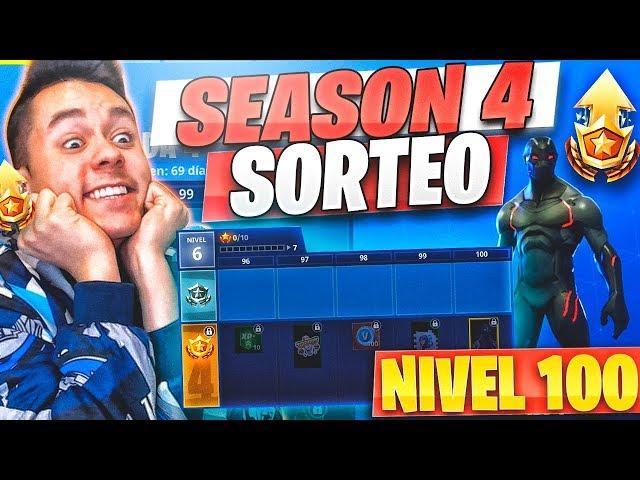 ¡SORTEO PASE DE BATALLA! *TEMPORADA 4 de FORTNITE* - TheGrefg