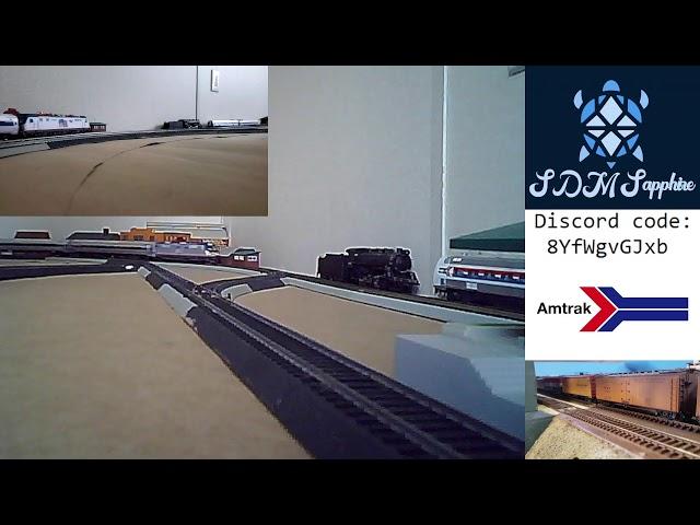 SDM Sapphire Live model train running!