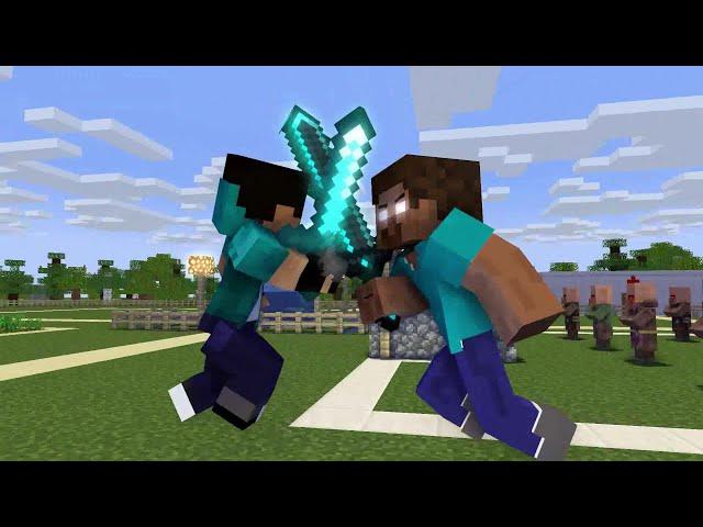 Herobrine life Episode 1 - Minecraft animation