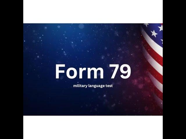 -E•c•L- t Military Training Model 79 : Advanced English Proficiency - Assessment Test 79