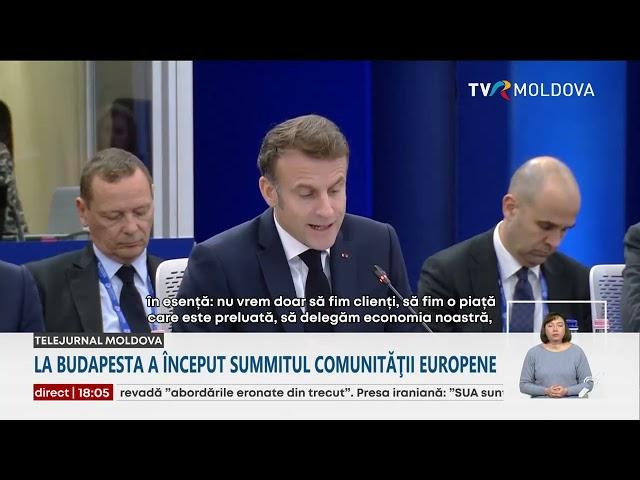 La Budapesta a început Summit-ul Comunităţii Politice Europene.