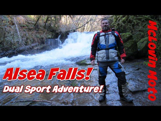 Dual Sport Adventure Ride to Alsea Falls, Oregon. Suzuki DRZ400s and Honda Africa Twin!