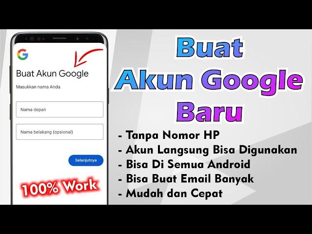 Cara Mudah Membuat Akun Google Yang Baru Di HP Android