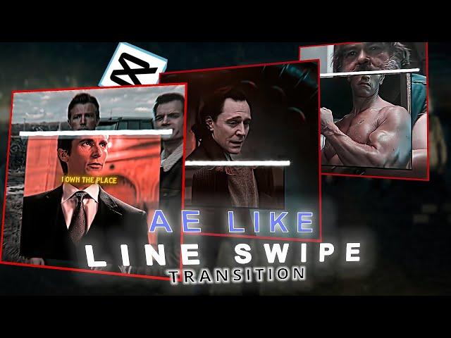 How to Make itzFK Like Line Swipe Transition on CapCut || Full Tutorial