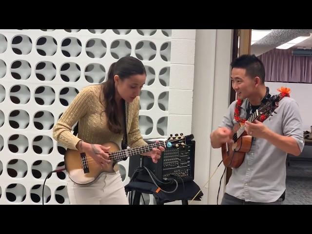 Jake Shimabukuro & Taimane jam "Bodysurfing"