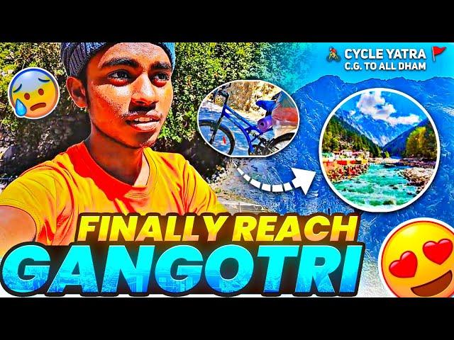 I reached Gangotri  1800+ KM Cycling  CG To Bharat Tirth  Single  Vinay Tirth