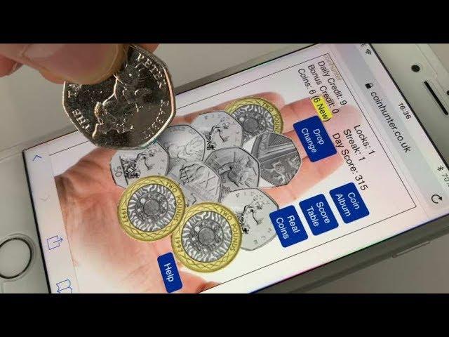 Coin Hunter App - check your change online