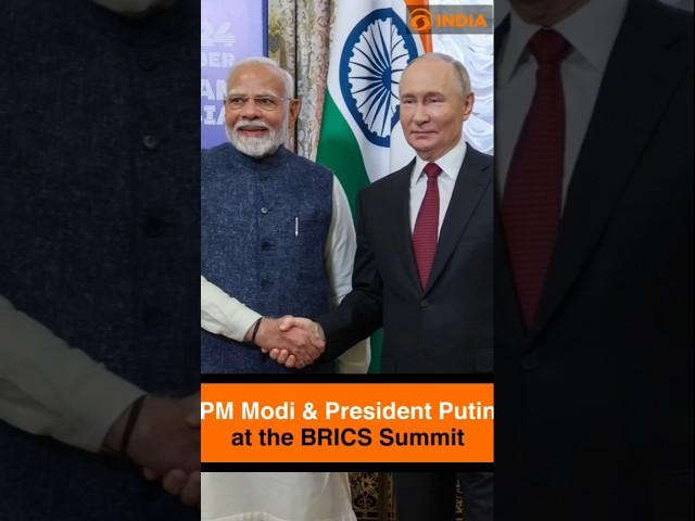 PM Modi & President Putin at the BRICS Summit
