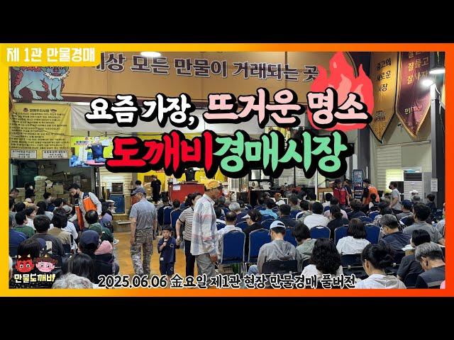 요즘 가장! 뜨거운 명소, 도깨비경매시장 (2025.06.06 金요일 제1관 현장 만물경매 풀버전
