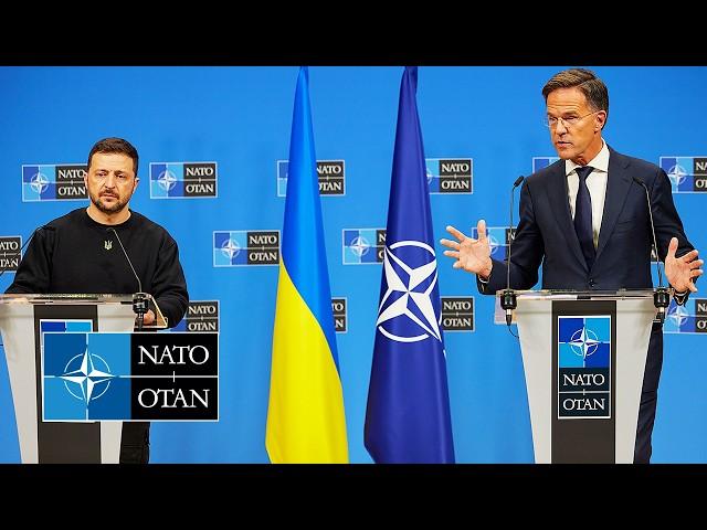 NATO Secretary General with the President of Ukraine  Volodymyr Zelenskyy, 17 OCT 2024