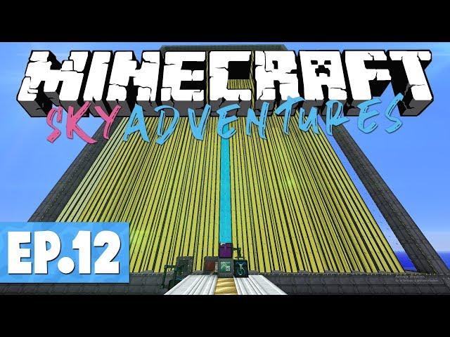 Minecraft FTB Sky Adventures - MAX SIZE Extreme Reactor! #12 [Modded Questing Survival]