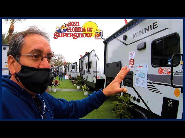 Florida RV Supershow 2021: Winnebago Minnies @frvta @flrvsupershow
